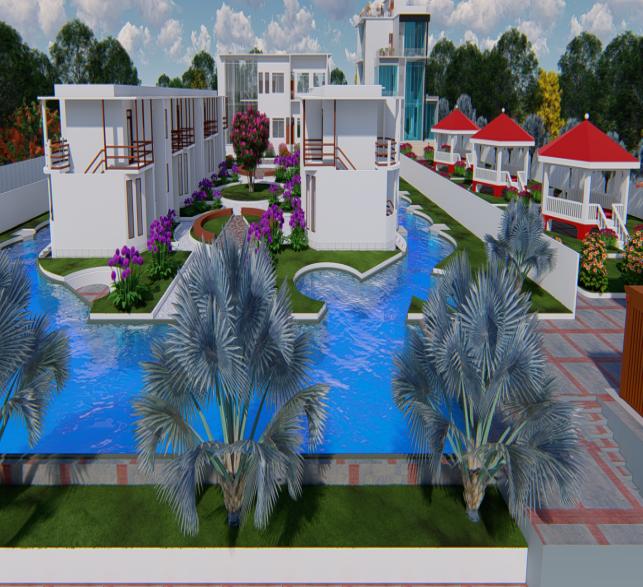 Proposed design of resorts, hotels and villas, at Paje, Zanzibar.