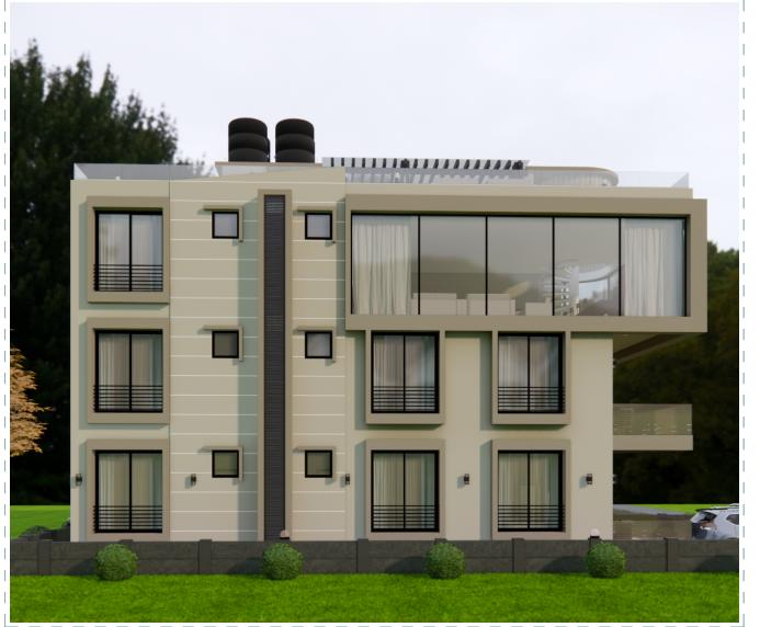 Proposed three storey Residence on Plot no. 159, Block 'B' - Mikocheni, Kinondoni, Dar es salaam.